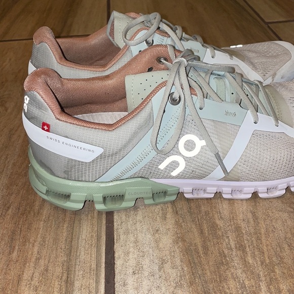 On Cloud Flow Running Shoes Aloe White 9.5M - Picture 8 of 8